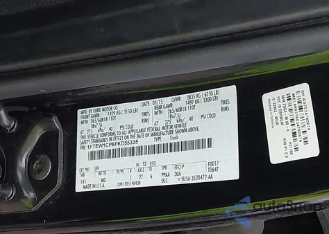 2015 Ford F-150 Xlt из США, поврежденный, VIN 1FTEW1CP6FKD55335